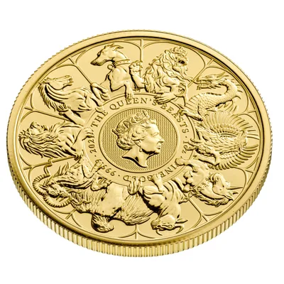 2021 1 oz Great Britain Queen's Beast Gold Coin - Completer — packaging view