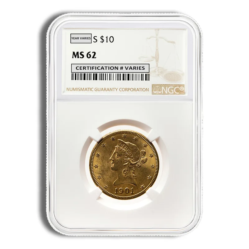 <body>0 Gold Liberty Eagle - NGC MS62 — Gold bullion from Standard Bullion