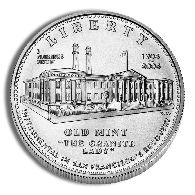 2006-S <body> Old San Francisco Mint Silver Commem - BU — Silver bullion from Standard Bullion