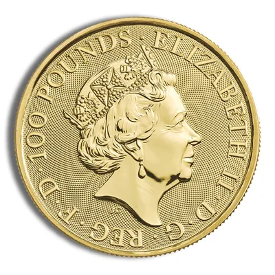 2022 Gold 1 oz Great Britain Maid Marian BU — reverse view