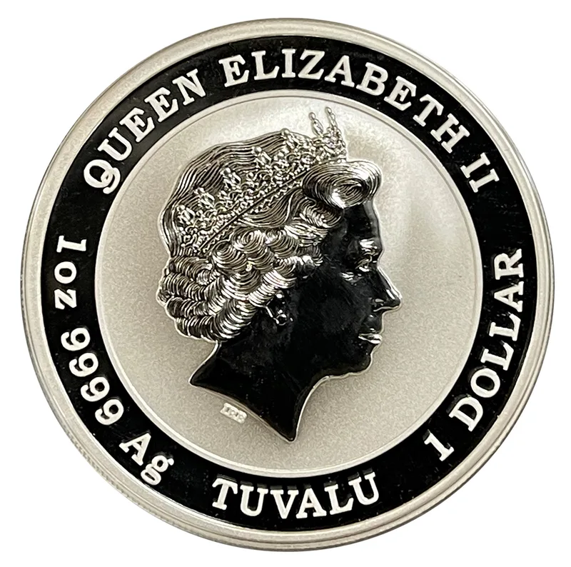 2 oz Tuvalu Bald Eagle Silver Coin (Year Varies) — Silver bullion from Standard Bullion