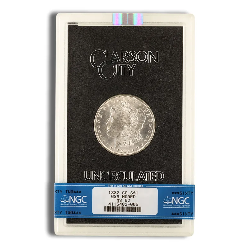 1882-CC GSA Morgan Dollar - NGC MS62 — Silver bullion from Standard Bullion