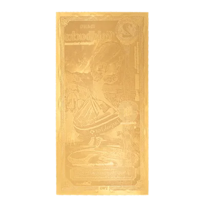 Idaho 2 Goldback — reverse view