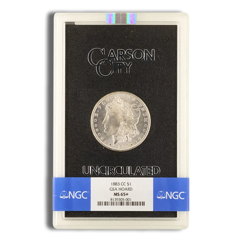 1883-CC GSA Morgan Dollar - NGC MS65+ — Silver bullion from Standard Bullion