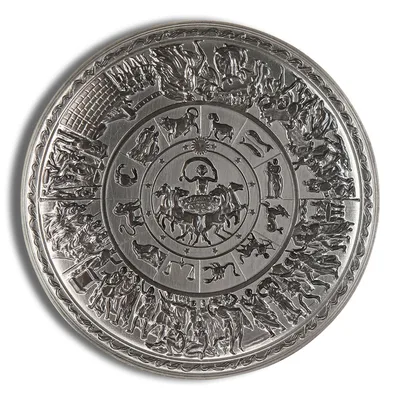Kilo Silver South Korea Shield of Achilles Stacker — reverse view