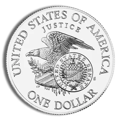 1998-S <body> Robert F. Kennedy Silver Commem - BU — reverse view