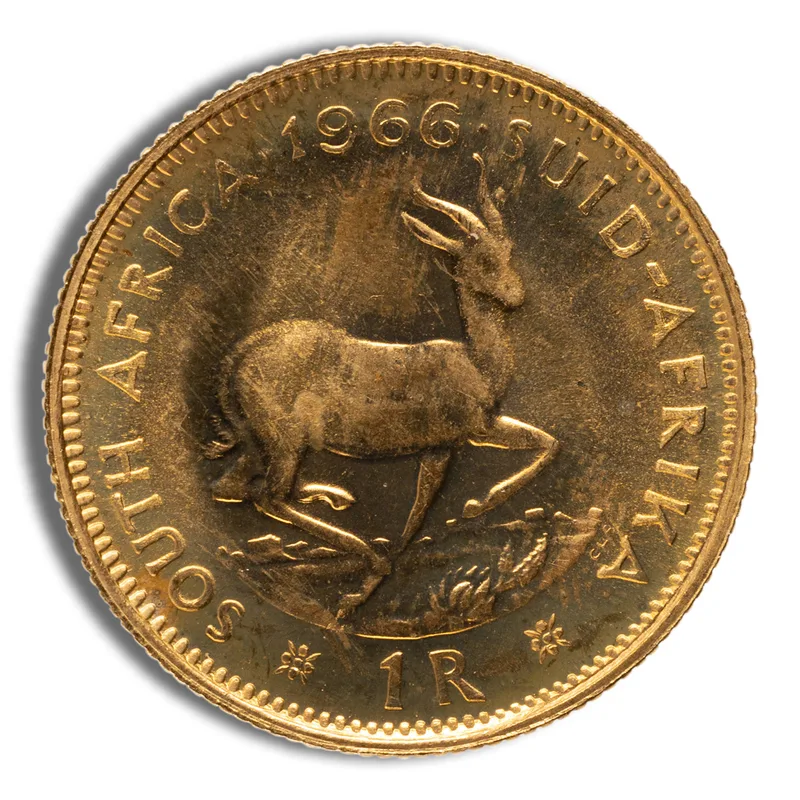 South Africa 1 Rand Gold Coin — Gold bullion from Standard Bullion