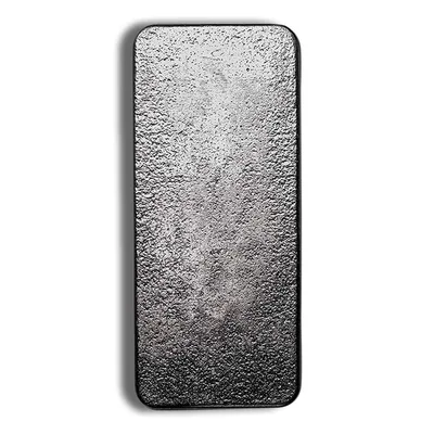 10 oz Silver Bar - PAMP (Cast) — reverse view