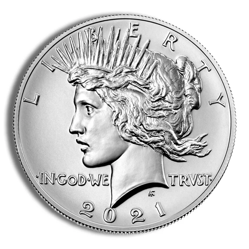 2021-P Peace Silver Dollar w/Box & COA — Silver bullion from Standard Bullion