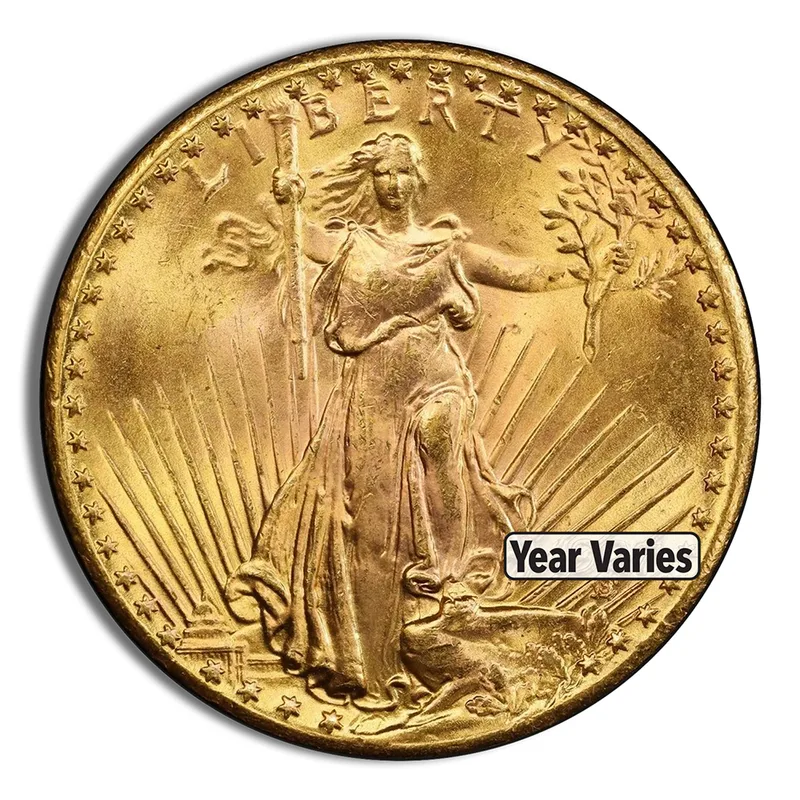$20 Gold Saint-Gaudens Double Eagle - XF — Gold bullion from Standard Bullion