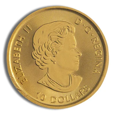2019 1/4 oz Canadian Orca Whale Gold Coin — reverse view