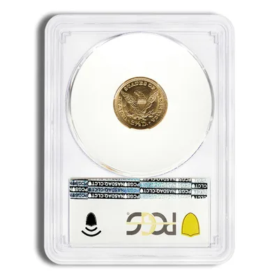 $2.5 Gold Liberty Quarter Eagle - PCGS MS62 — reverse view