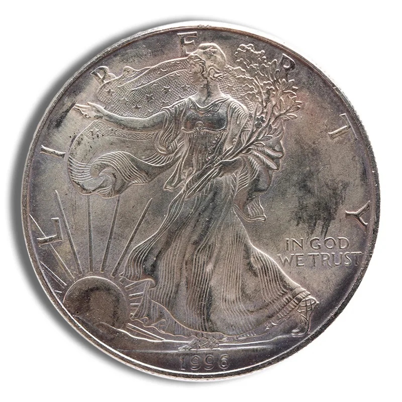 1996 Silver American Eagle - Impaired — Silver bullion from Standard Bullion