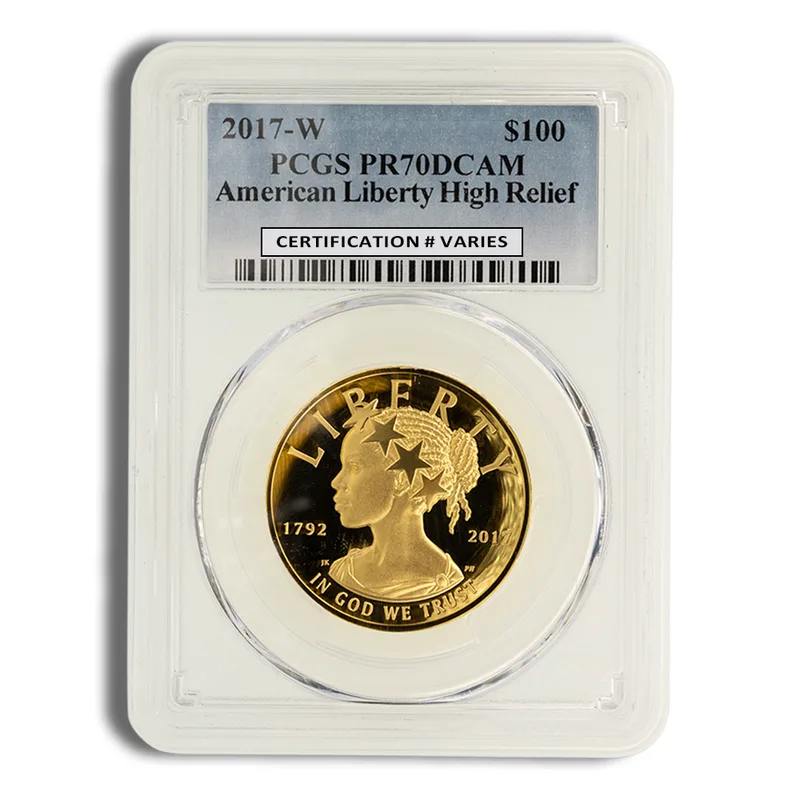 2017-W American Liberty High Relief Gold Coin PCGS PR70 — Gold bullion from Standard Bullion