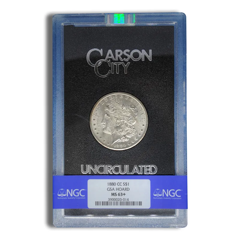 1880-CC GSA Morgan Dollar - NGC MS63+ — Silver bullion from Standard Bullion