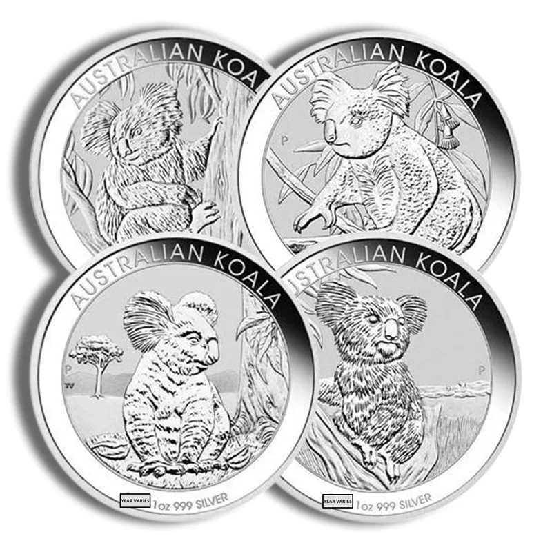 1 oz Australian Koala Silver Coin - In Capsule (Year Varies) — Silver bullion from Standard Bullion