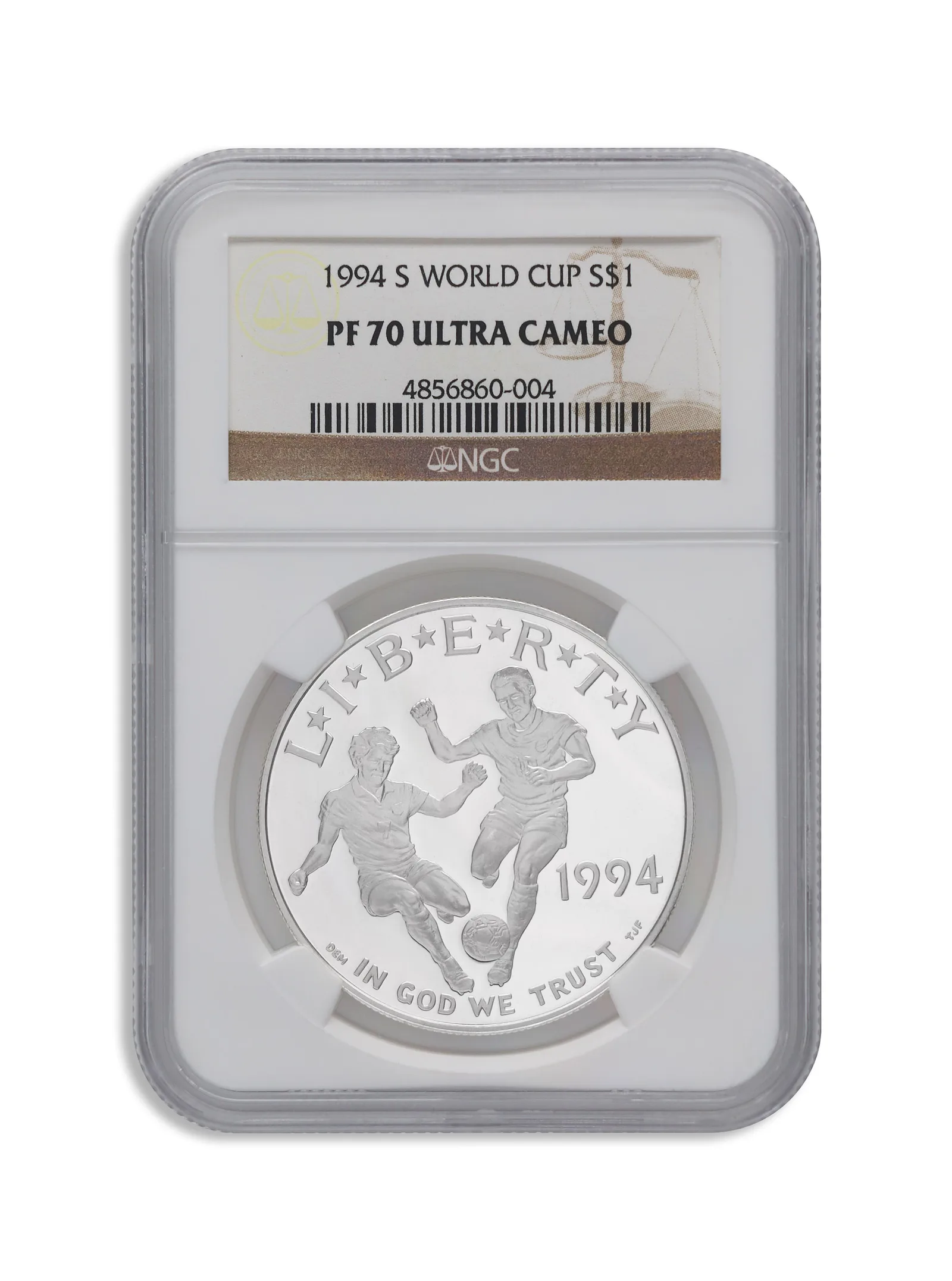 1994-S <body> World Cup Silver Commem - NGC PF70 — Silver bullion from Standard Bullion