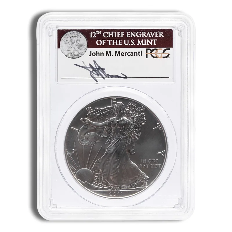 2011 Silver Eagle PCGS MS70 First Strike — Silver bullion from Standard Bullion