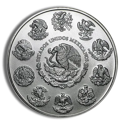 2004 1 oz Silver Mexican Libertad - BU — reverse view