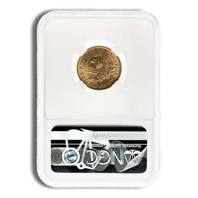$5 Gold Liberty Half Eagle - NGC MS64 — reverse view