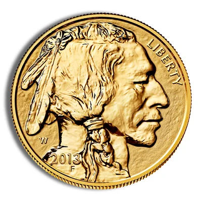 2013-W 1 oz Reverse Proof Gold Buffalo (w/Box & COA) — reverse view