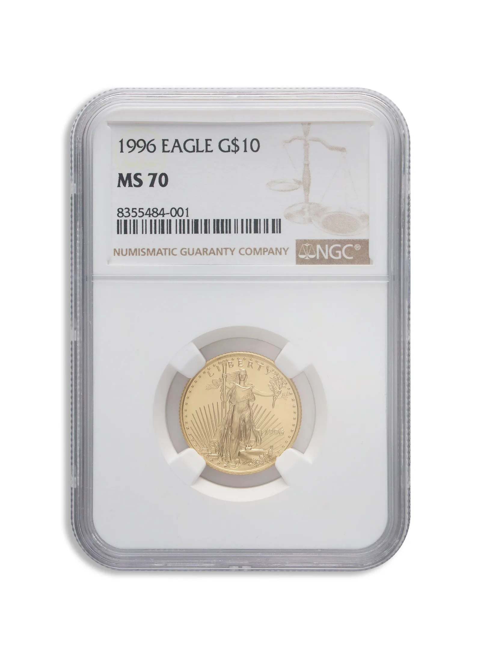 1996 1/4 oz Gold Eagle <body>0 NGC MS70 — Gold bullion from Standard Bullion