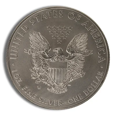 2011-W Burnished Silver Eagle with Box & COA — packaging view