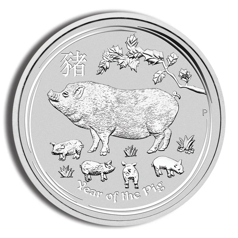 2019 1 oz Australia Silver Lunar Pig BU - Series II — Silver bullion from Standard Bullion