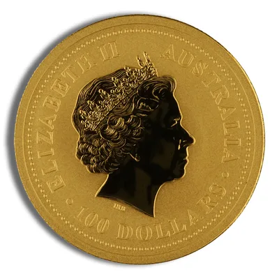 1999 1 oz Australia Gold Lunar Rabbit BU - Series I — reverse view