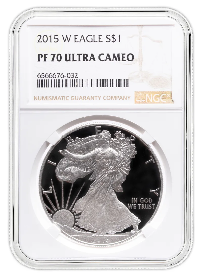 2015-W Proof Silver Eagle NGC PF70 — Silver bullion from Standard Bullion