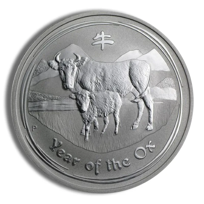 2009 1 oz Australia Silver Lunar Ox BU - Series II — Silver bullion from Standard Bullion