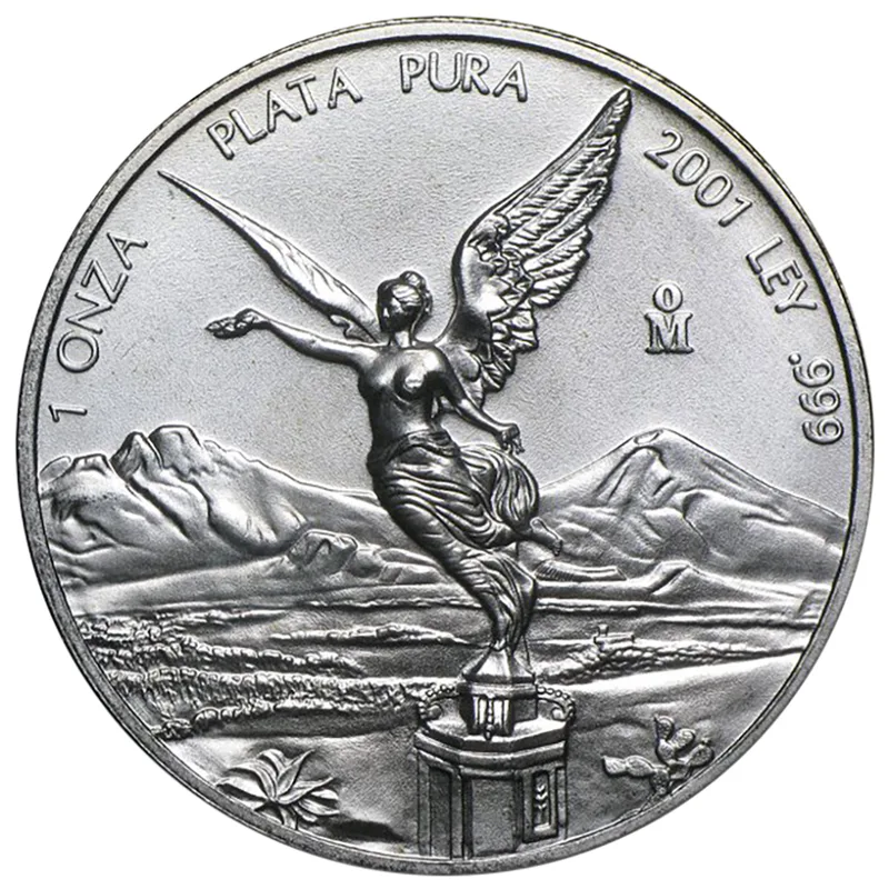 2001 1 oz Silver Mexican Libertad - BU — Silver bullion from Standard Bullion