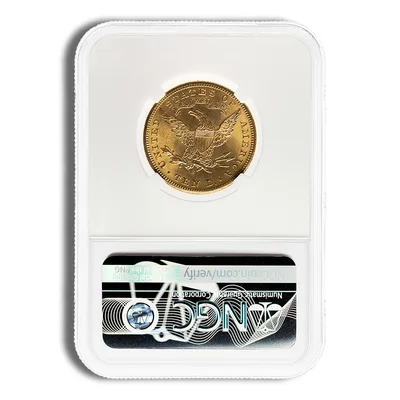 <body>0 Gold Liberty Eagle - NGC MS62 — reverse view