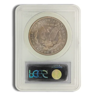 Pre-1921 Morgan Dollar - PCGS MS64 (Toned) — reverse view