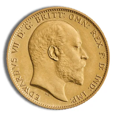 Britain 1 Sovereign - King (1901-1952) — reverse view
