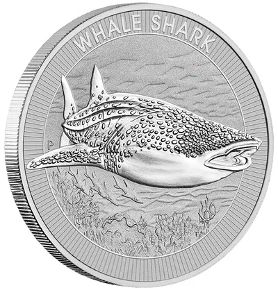 2023 1.5 oz Australian Whale Shark Silver Coin — packaging view