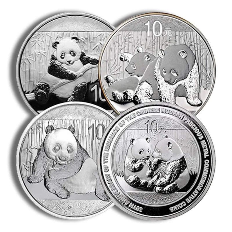 Platinum Panda - 1 oz (Year Varies) — Platinum bullion from Standard Bullion
