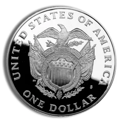 1994-S <body> Capitol Silver Commem - Proof — reverse view