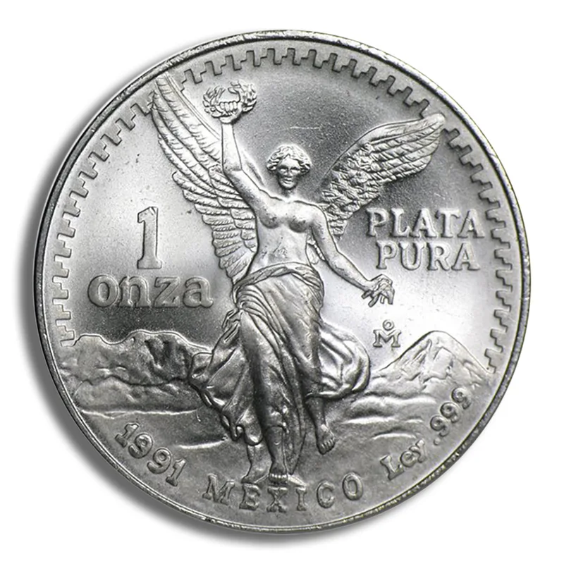 1991 1 oz Silver Mexican Libertad - BU — Silver bullion from Standard Bullion