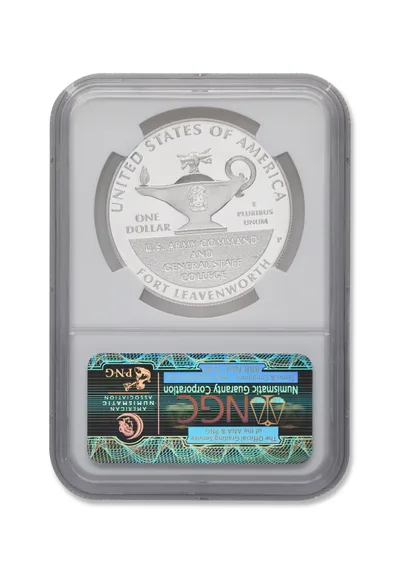 2013-P <body> Five Star Generals Silver Commem - NGC PF70 — reverse view