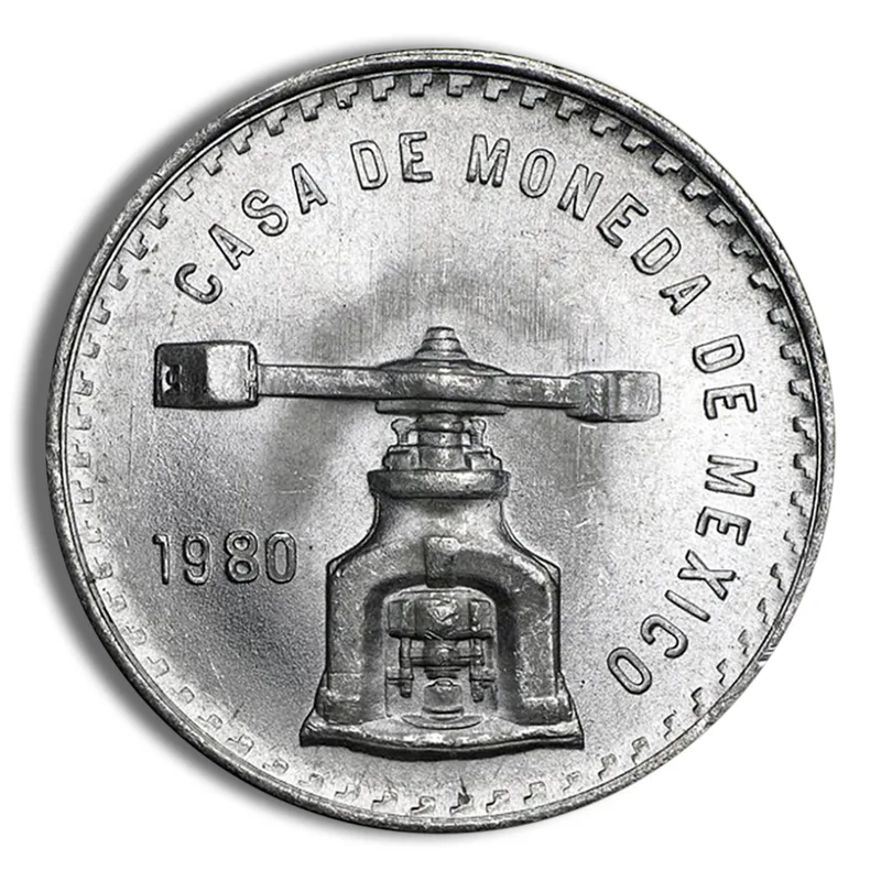 1 oz Mexican Onza Balance Scale Silver Coin (Year Varies) — Silver bullion from Standard Bullion