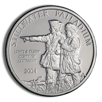 1 oz Palladium Round - JM Stillwater (Carded) — packaging view