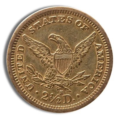$2.5 Gold Liberty Quarter Eagle - XF — reverse view