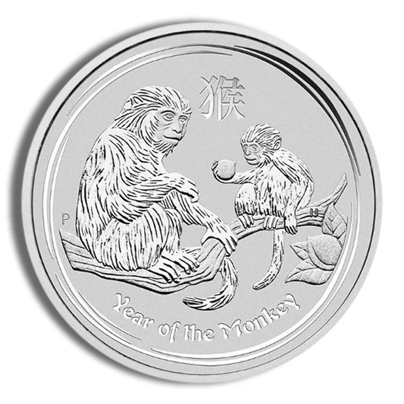 2016 Kilo Australia Silver Lunar Monkey BU - Series II — Silver bullion from Standard Bullion