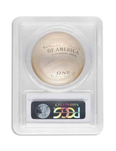 2014-P <body> Baseball Hall Fame Silver Commem - PCGS PF70 — reverse view