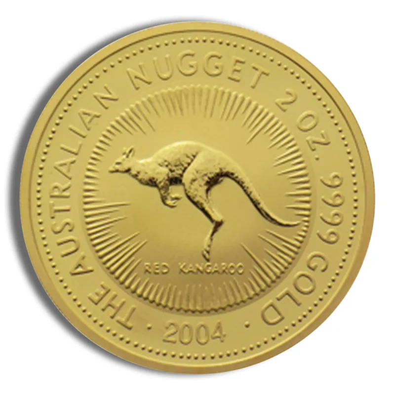 2004 2 oz Australia Gold Nugget - BU — Gold bullion from Standard Bullion