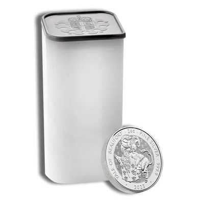 2023 2 oz Silver Great Britain Tudor Beasts - Yale of Beaufort — packaging view