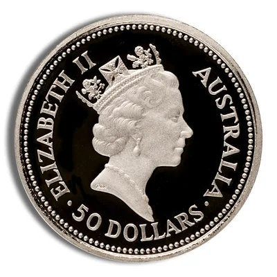 Platinum Koala - 1/2 oz (Year Varies) — reverse view