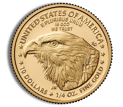 2024-W 1/4 oz Proof Gold Eagle <body>0 - Box & COA — packaging view