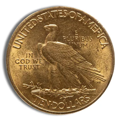<body>0 Gold Indian Eagle - BU — reverse view